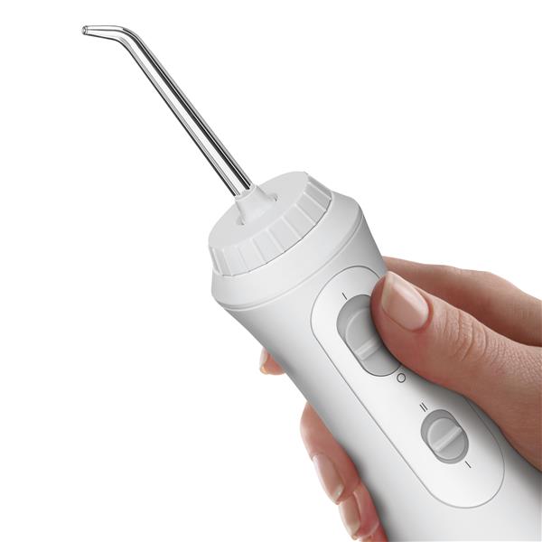 Mango del irrigador bucal portátil - Irrigador bucal WP-450 Cordless Plus blanco